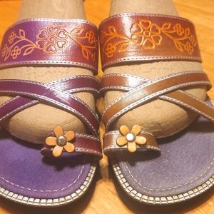 Adorable Brand New Mexican Sandals size 10 US